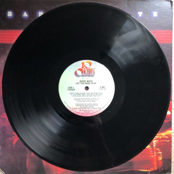Barry White Let The Music Play Vinyl Lp '76 - Picture 5 of 8